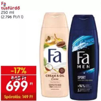 Spar Fa tusfürdő 250 ml ajánlat