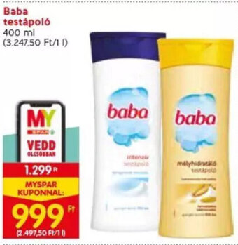 Spar Baba testápoló 400 ml ajánlat