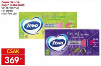 Spar Zewa Deluxe papír zsebkendő 90 db ajánlat