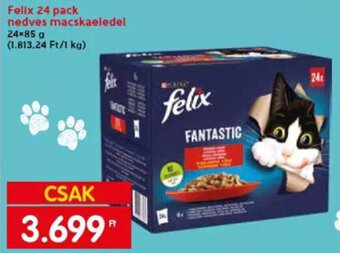 Spar Felix 24 pack nedves macskaeledel 24 x 85 g ajánlat