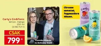 Carly's Gin&Tonic 250 ml