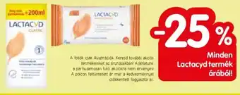 Minden Lactacyd termék árából!