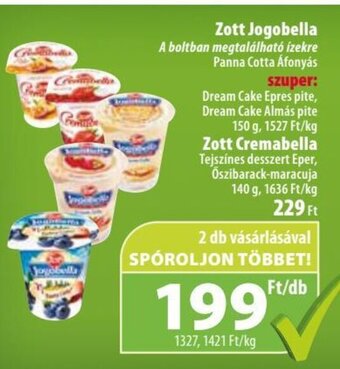 Coop Zott Jogobella stb. 150 / 140 g ajánlat