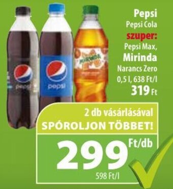 Coop Pepsi stb. 0,5 l ajánlat