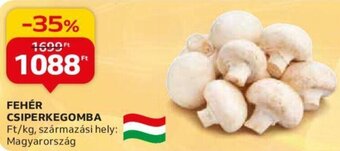 Auchan FEHÉR CSIPERKEGOMBA 1 kg ajánlat