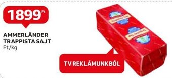 Auchan AMMERLÄNDER TRAPPISTA SAJT 1 kg ajánlat