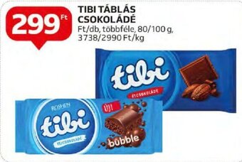 Auchan TIBI TÁBLÁS CSOKOLÁDÉ 80 / 100 g ajánlat