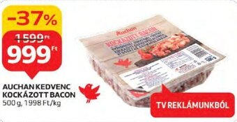 Auchan AUCHAN KEDVENC KOCKÁZOTT BACON 500 g ajánlat