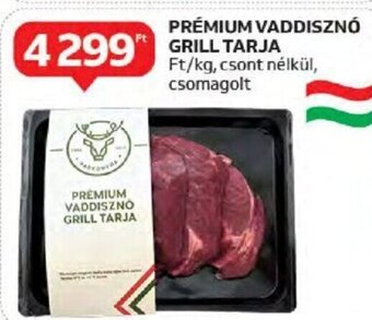 Auchan PREMIUM VADDISZNÓ GRILL TARJA 1 kg ajánlat