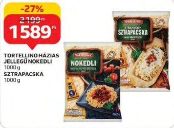 Auchan TORTELLINO HÁZIAS JELLEGŰ NOKEDLI stb. 1000 g ajánlat