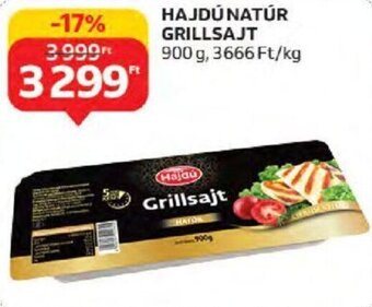 Auchan HAJDÚ NATÚR GRILLSAJT 900 g ajánlat