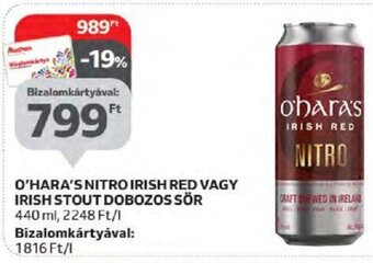 O'HARA'S NITRO IRISH RED stb. 440 ml