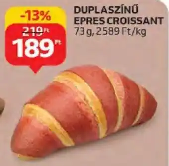 Auchan DUPLASZÍNŰ EPRES CROISSANT 73 g ajánlat