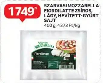 Auchan SZARVASI MOZZARELLA FIORDILATTE ZSÍROS stb. 400 g ajánlat