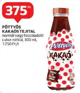 Auchan PÖTTYÖS KAKAÓS TEJITAL 300 ml ajánlat