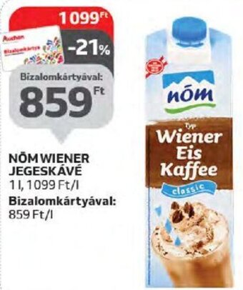 Auchan NÕM WIENER JEGESKÁVÉ 1 l ajánlat