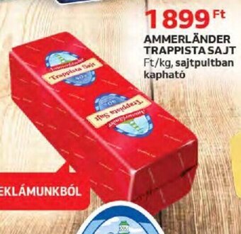 Auchan AMMERLÄNDER TRAPPISTA SAJT 1 kg ajánlat