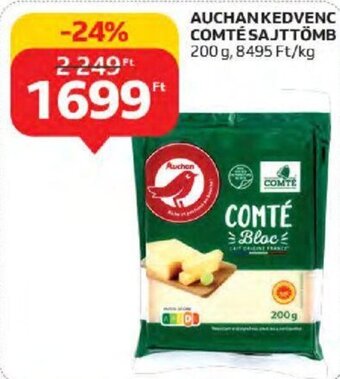 Auchan AUCHAN KEDVENC COMTÉ SAJTTÖMB 200 g ajánlat