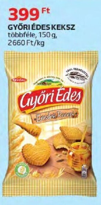 Auchan GYŐRI ÉDES KEKSZ 150 g ajánlat