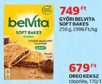 Auchan GYŐRI BELVITA SOFT BAKES 250 g ajánlat