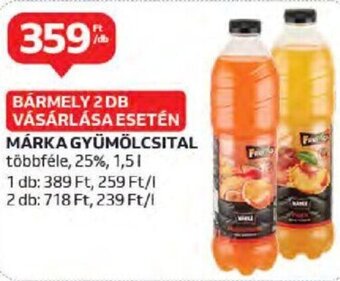 Auchan MÁRKA GYÜMÖLCSITAL 1,5 l ajánlat
