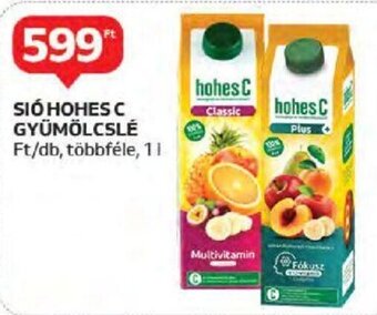 Auchan SIÓ HOHES C GYÜMÖLCSLÉ 1 l ajánlat
