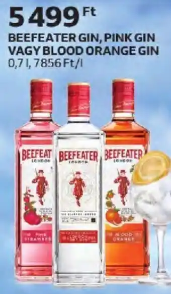 Auchan BEEFEATER GIN, PINK GIN VAGY BLOOD ORANGE GIN 0,7 l ajánlat