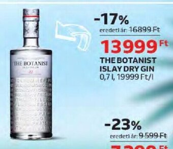 Auchan THE BOTANIST ISLAY DRY GIN 0,7 l ajánlat