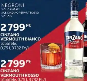 CINZANO VERMOUTH BIANCO 0,75 l