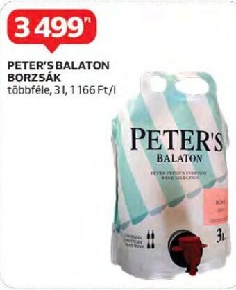 Auchan PETER'S BALATON BORZSÁK 3 l ajánlat