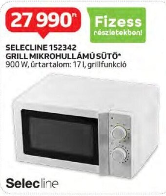 Auchan SELECLINE 152342 GRILL MIKROHULLÁMÚ SÜTŐ 1 db ajánlat