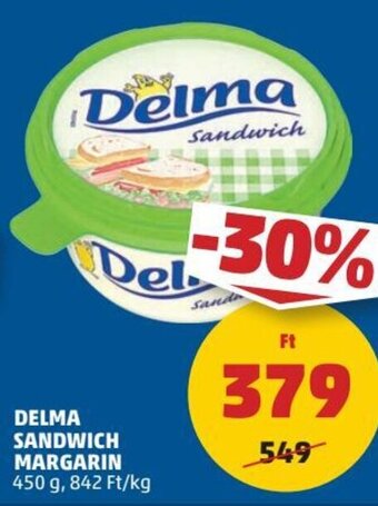 PENNY DELMA SANDWICH MARGARIN 450 g ajánlat