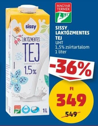 PENNY SISSY LAKTÓZMENTES TEJ 1 l ajánlat