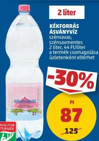 PENNY KÉKFORRÁS ÁSVÁNYVÍZ 2 l ajánlat