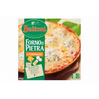 Buitoni forno di pietra gyorsfagyasztott négysajtos pizza 350 g