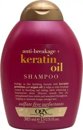 Rossmann Ogx keratin olaj sampon - 385 ml ajánlat