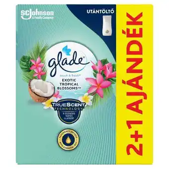 Rossmann Glade touch & fresh utántöltő exitoc tropical (3x10) - 30 ml ajánlat