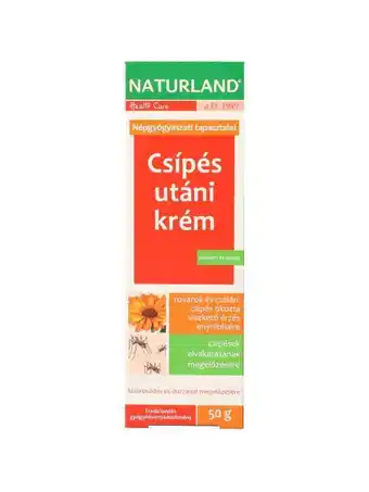 Naturland csípés utáni krém - 50 g