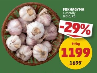 PENNY FOKHAGYMA 1 kg ajánlat