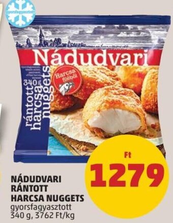 PENNY NÁDUDVARI RÁNTOTT HARCSA NUGGETS 340 g ajánlat