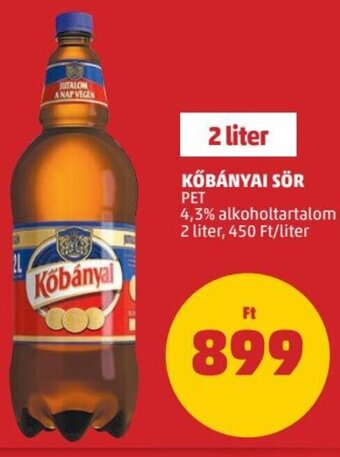 PENNY KŐBÁNYAI SÖR 2 l ajánlat