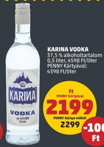 PENNY KARINA VODKA 0,5 l ajánlat