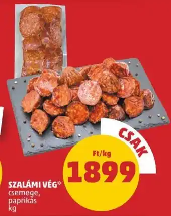 PENNY SZALÁMI VÉG 1 kg ajánlat