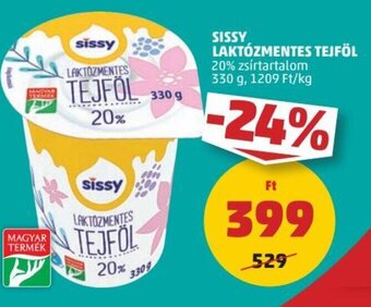 PENNY SISSY LAKTÓZMENTES TEJFÖL 330 g ajánlat