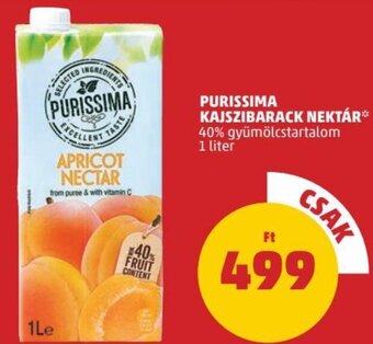 PENNY PURISSIMA KAJSZIBARACK NEKTÁR 1 l ajánlat