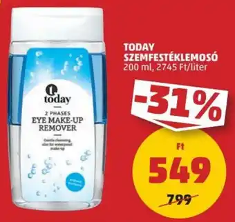 PENNY TODAY SZEMFESTÉKLEMOSÓ 200 ml ajánlat