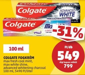 PENNY COLGATE FOGKRÉM 100 ml ajánlat