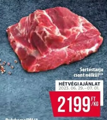 Coop Sertéstarja csont nélkül 1 kg ajánlat