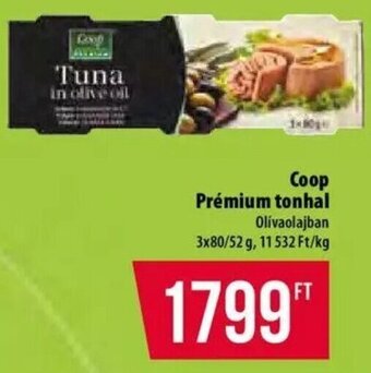 Coop Coop Prémium tonhal 3 x 80 / 52 g ajánlat