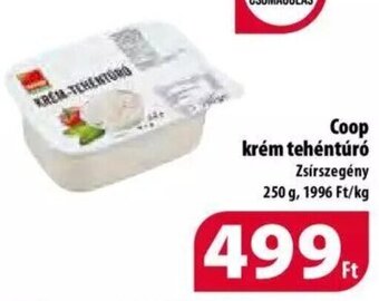 Coop Coop krém tehéntúró 250 g ajánlat